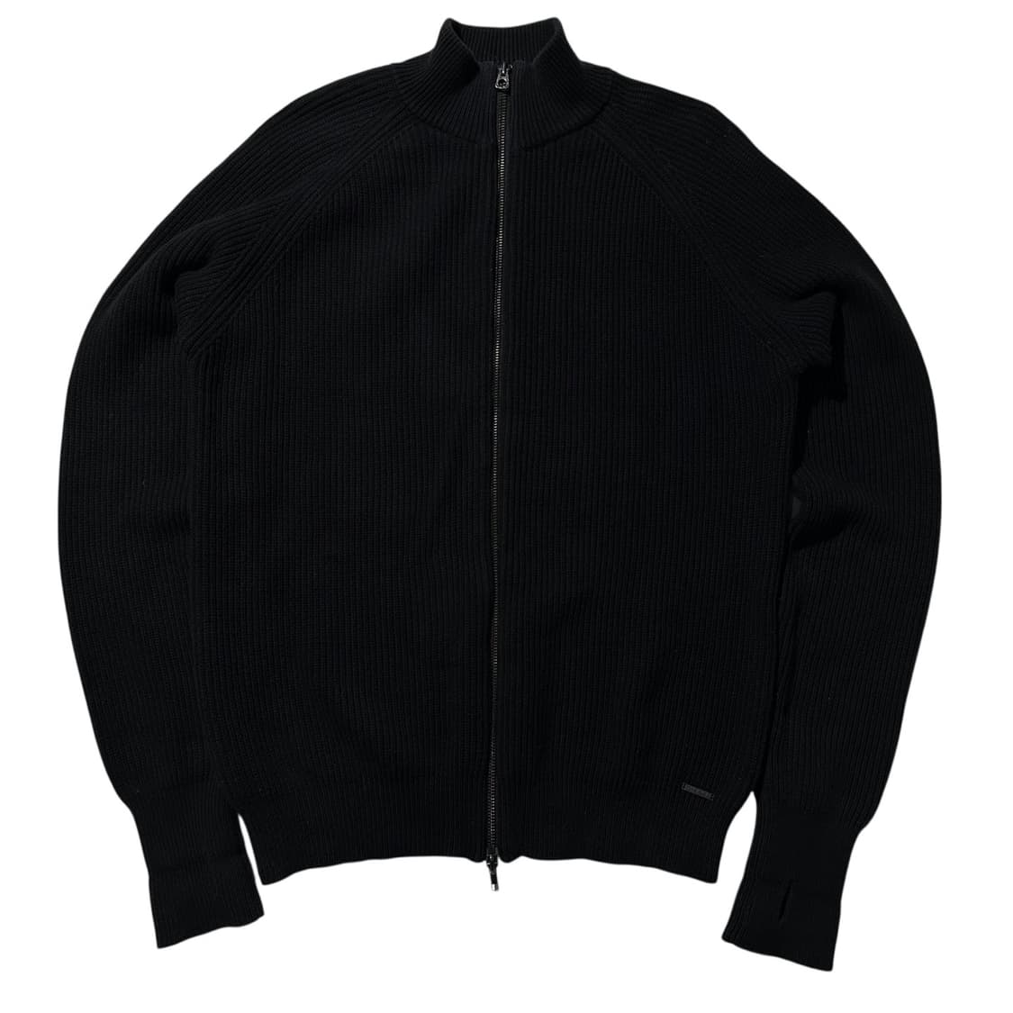 디젤 투웨이 니트 집업 가디건 블랙 상품이미지2