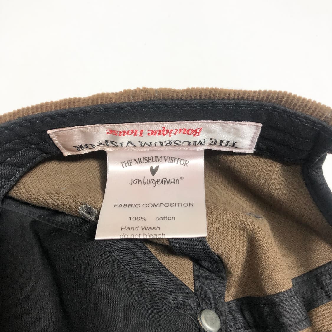 더뮤지엄비지터 존버거맨 볼캡 상품이미지6