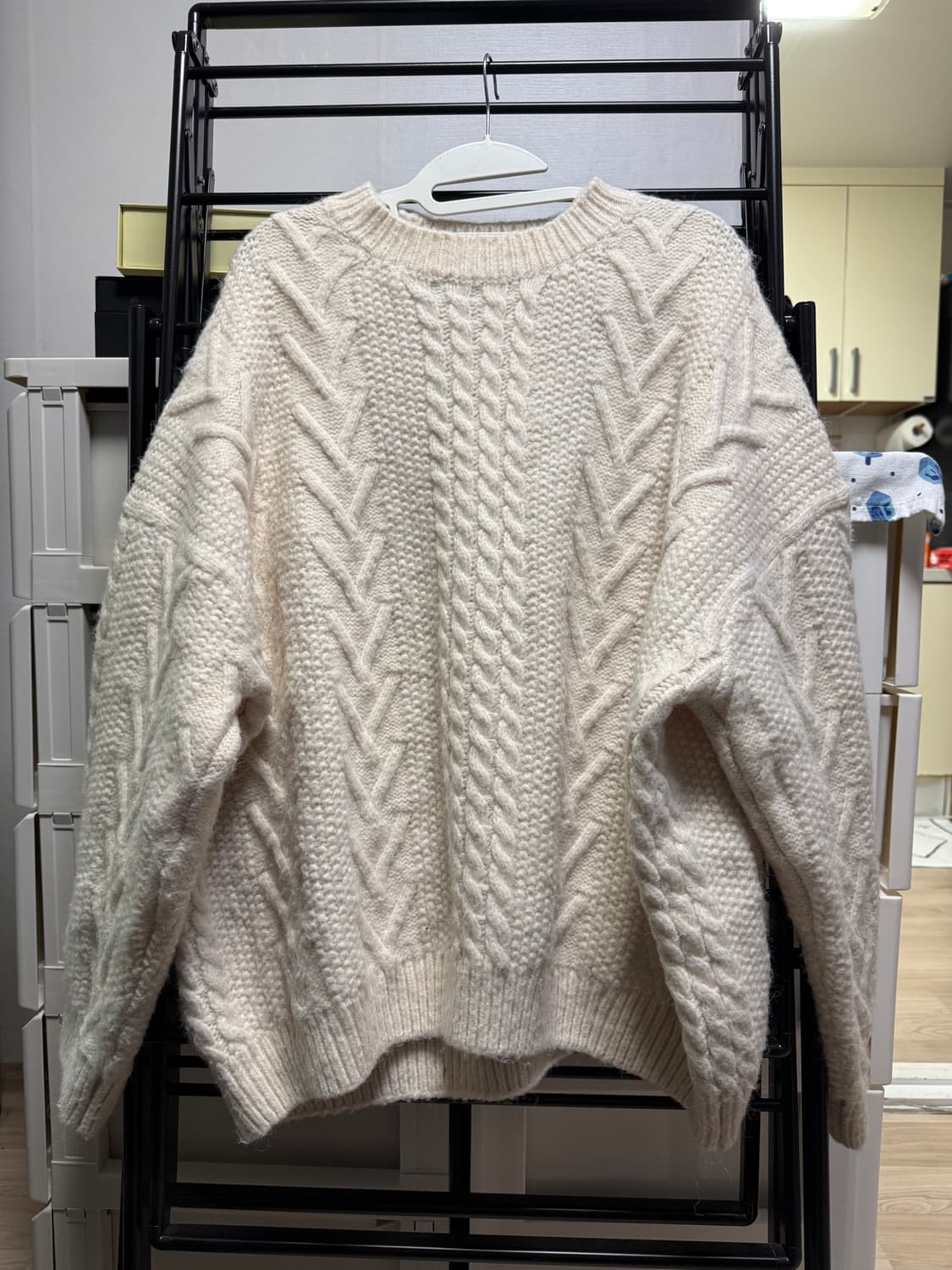 29cm 구매) L'EAU 로우 케이블 니트 - 아이보리 상품이미지2