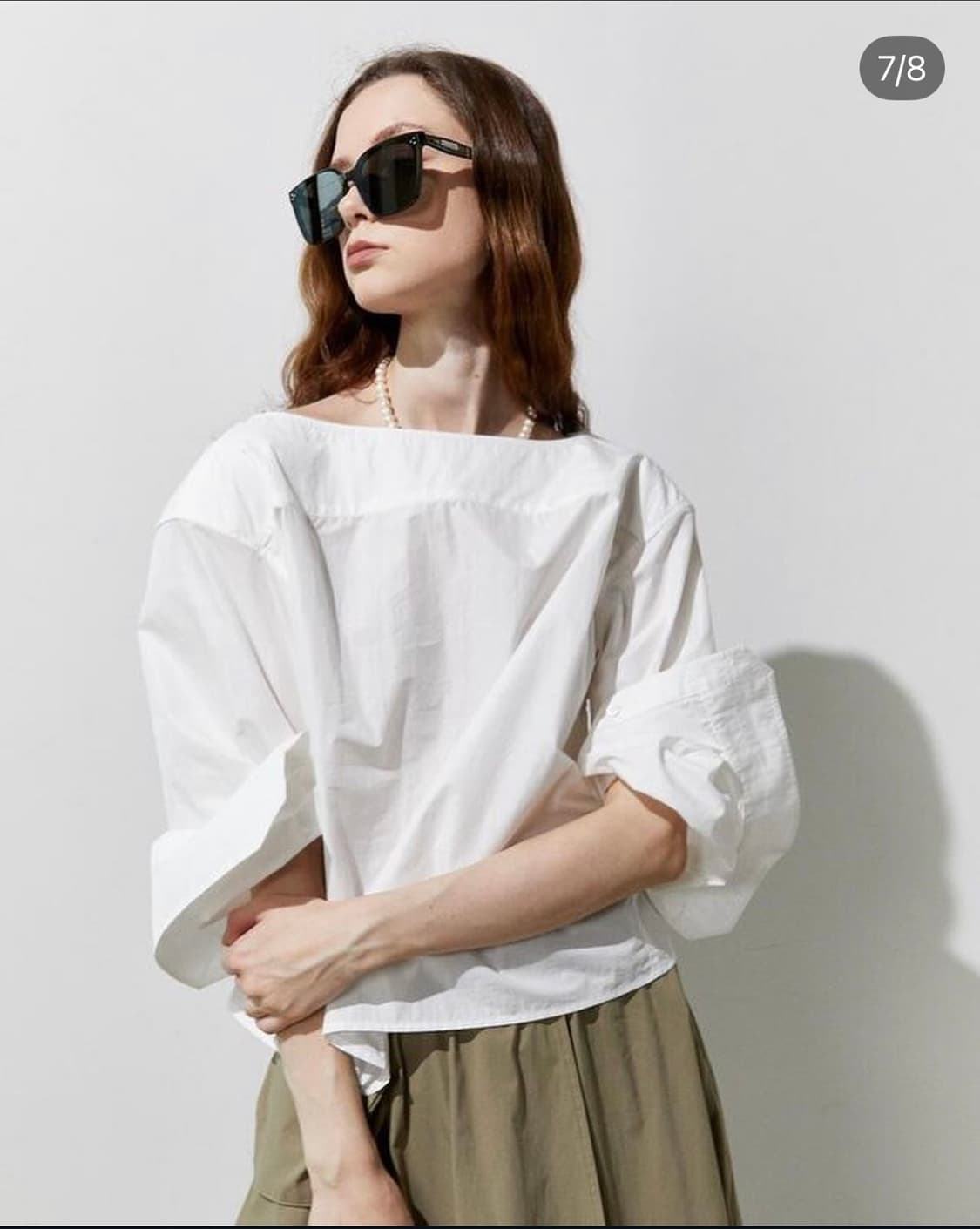 티케비 커프스 블라우스 상품이미지2