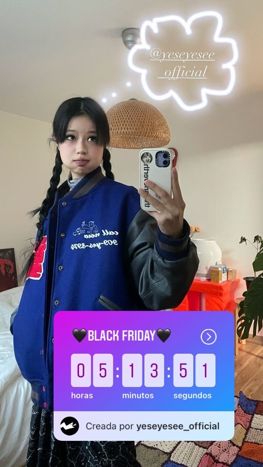 Hooligan Varsity Jacket Navy 상품이미지1