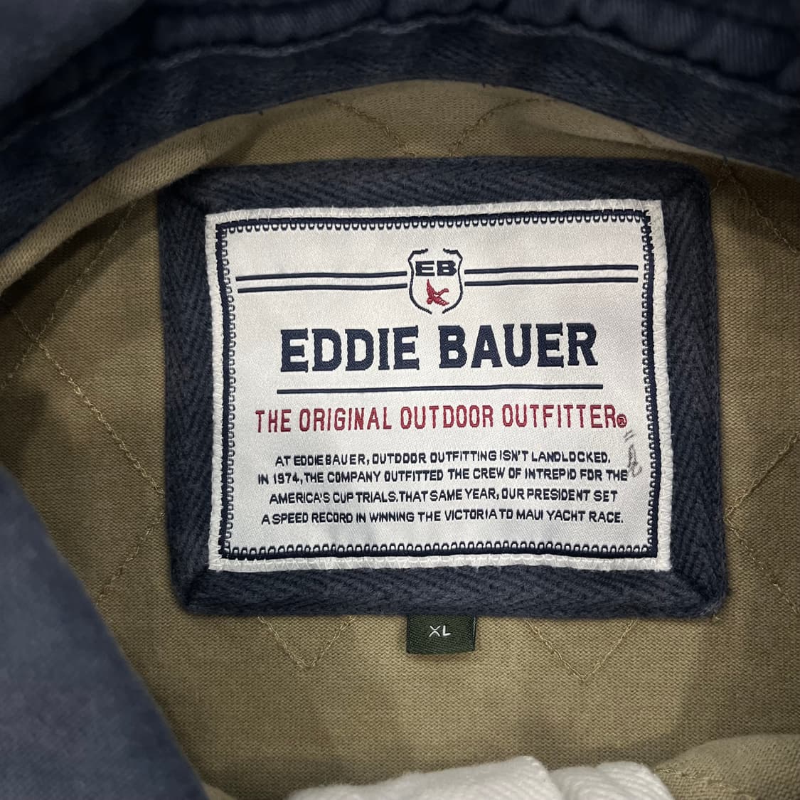 XL 에디바우어 럭비 카라 긴팔 티셔츠 상품이미지4