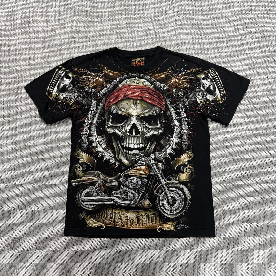 (M)Rock Chang 라이더스 해골티  상품이미지1