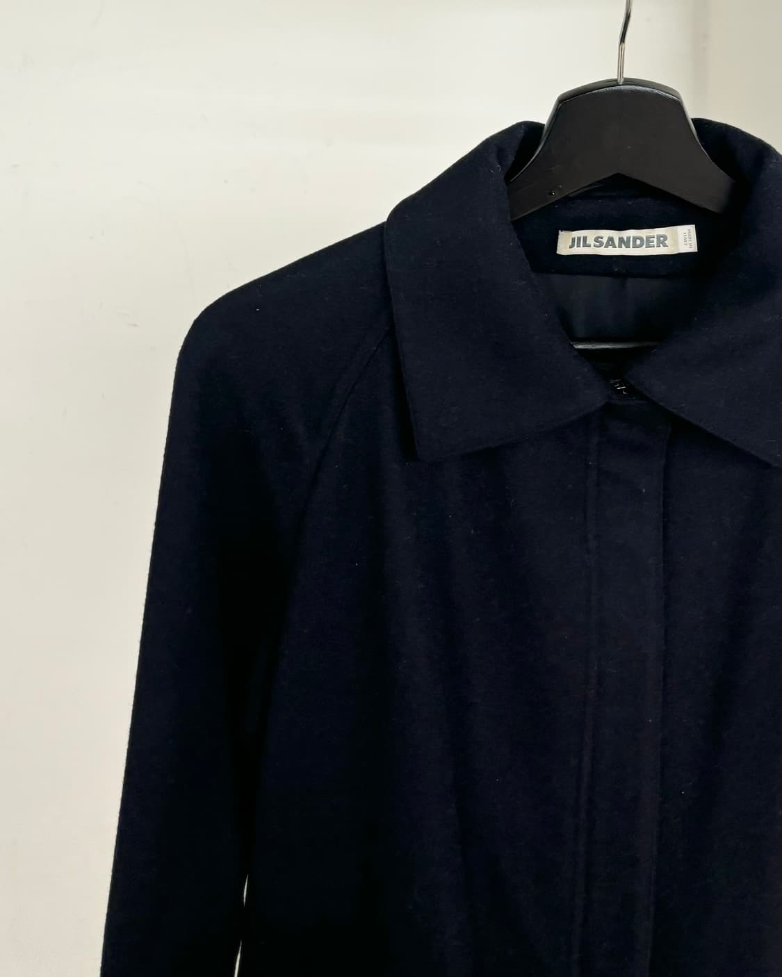 질샌더 네이비 하프 코트 상품이미지3