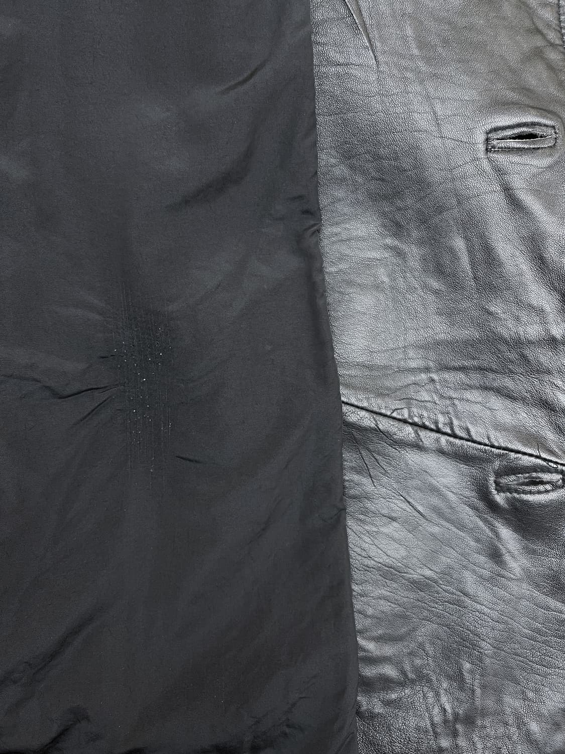 이세이미야케 스포츠 90s I.S 램 레더 코트 상품이미지10