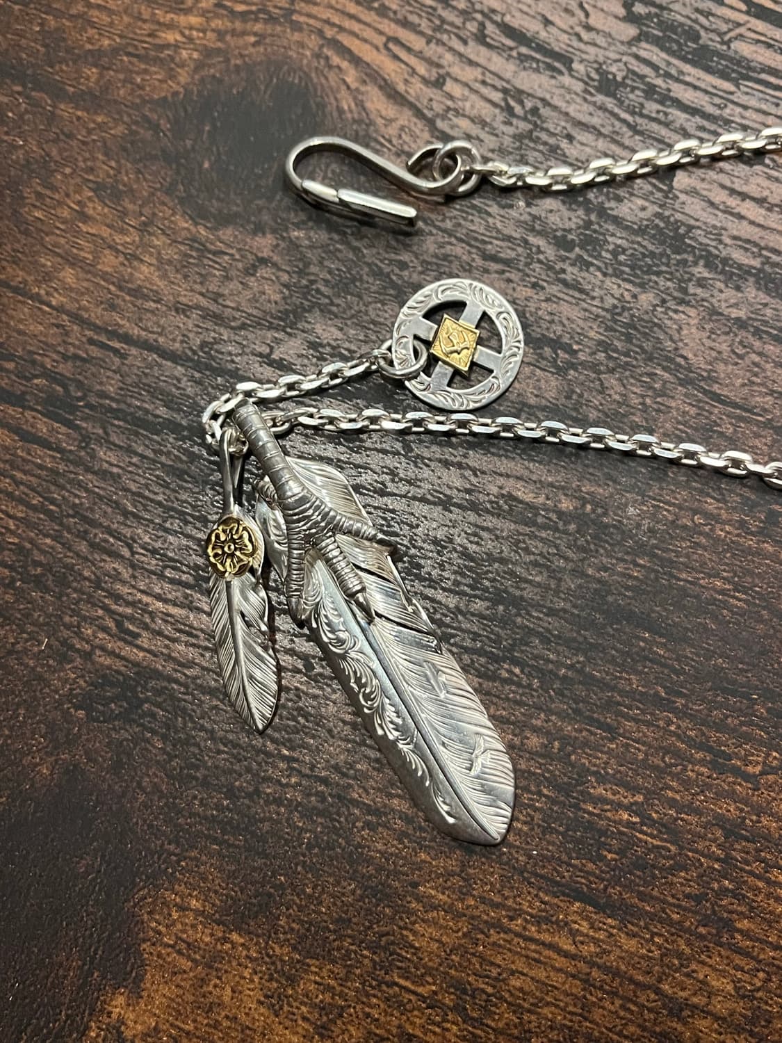 타로와시미 아라베스크 클로 L 페더, 로즈18K S 페더 상품이미지1