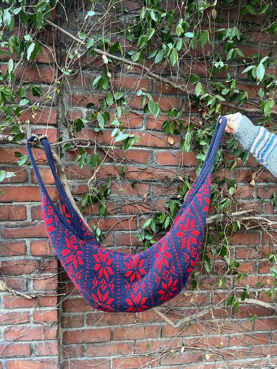 Beams boy 뜨개질 토트&백팩 상품이미지3