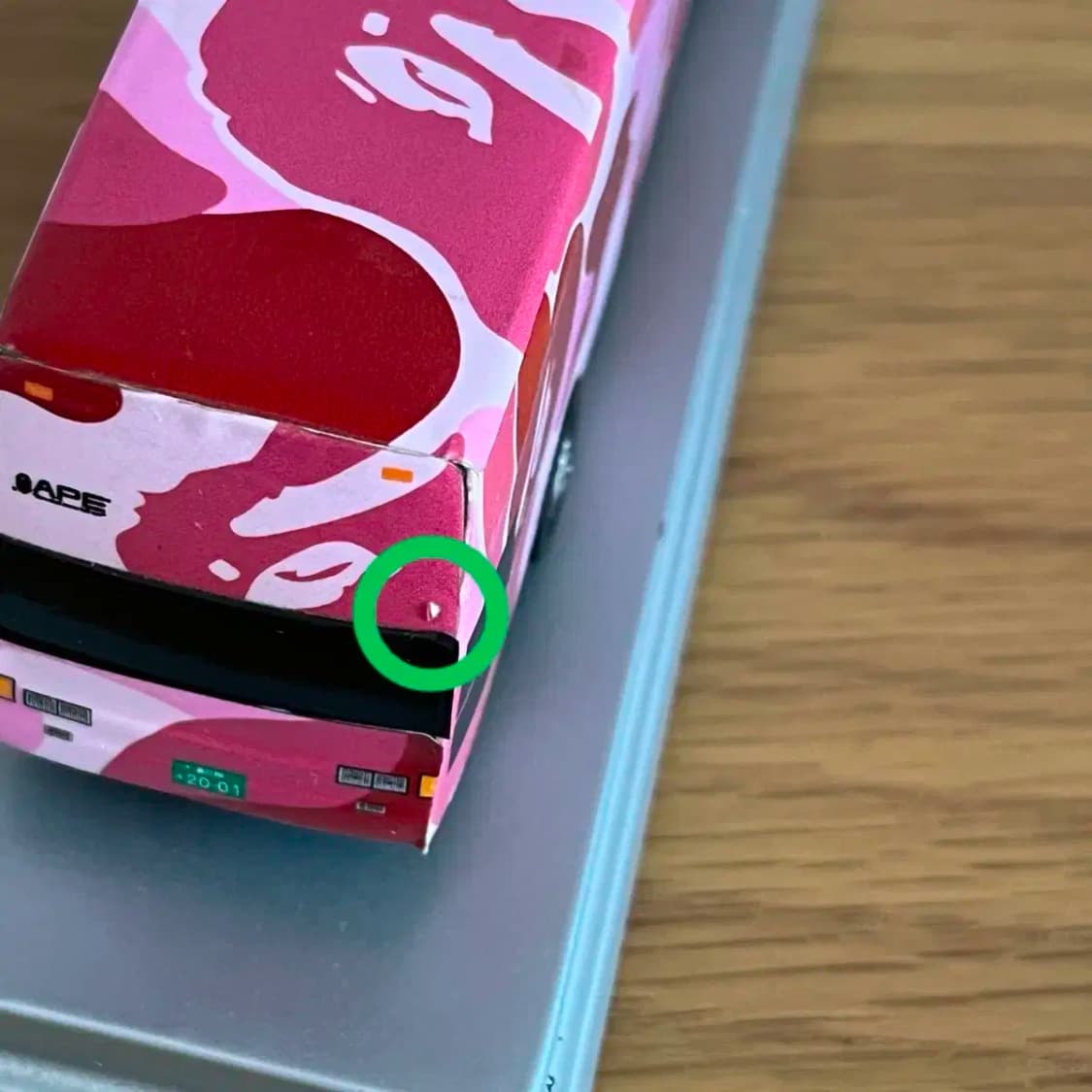 레어 Bape 베이프 펩시 콜라보 카모 버스 미니어쳐 상품이미지8