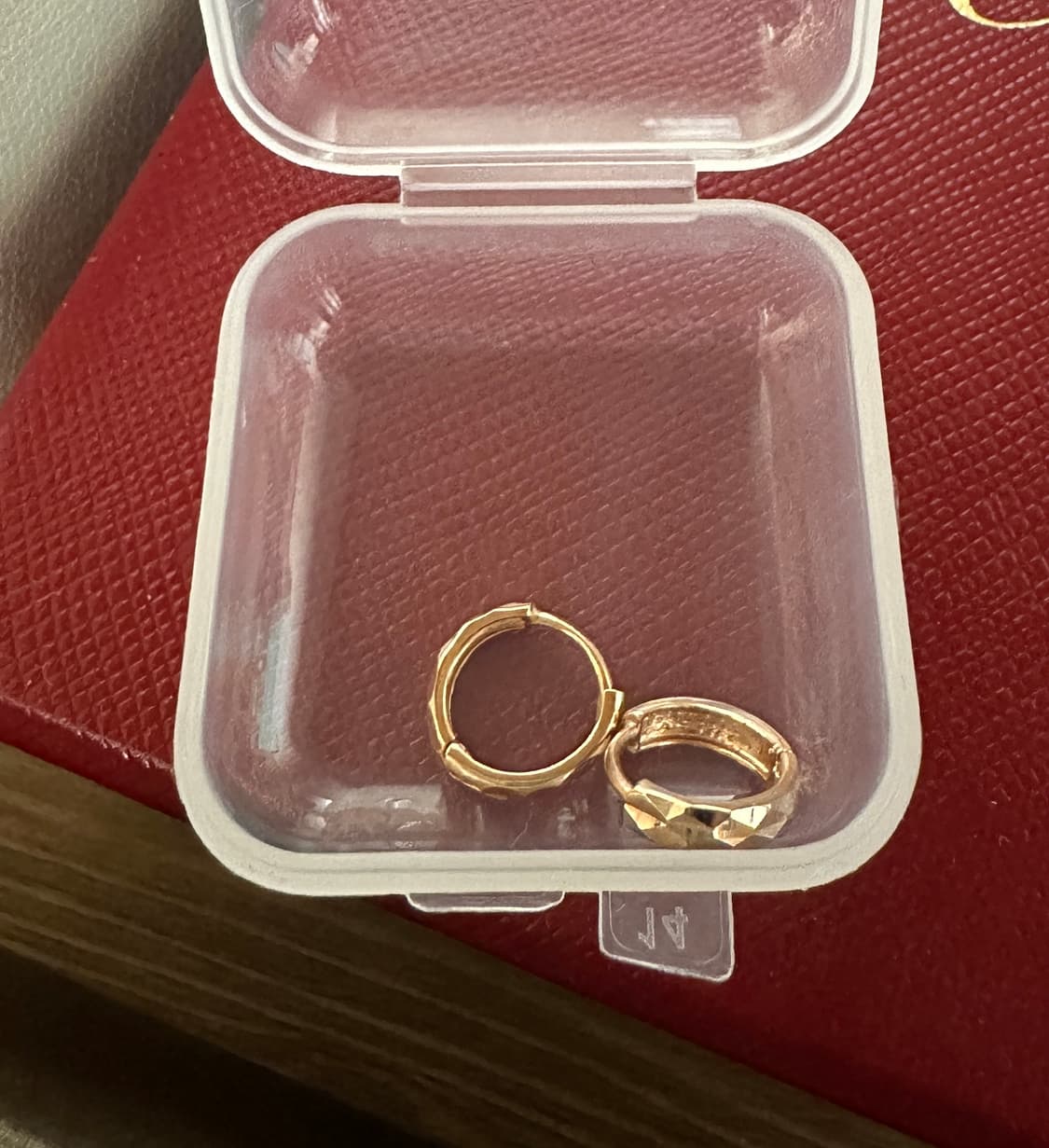 14k 사선컷팅 귀걸이  상품이미지7