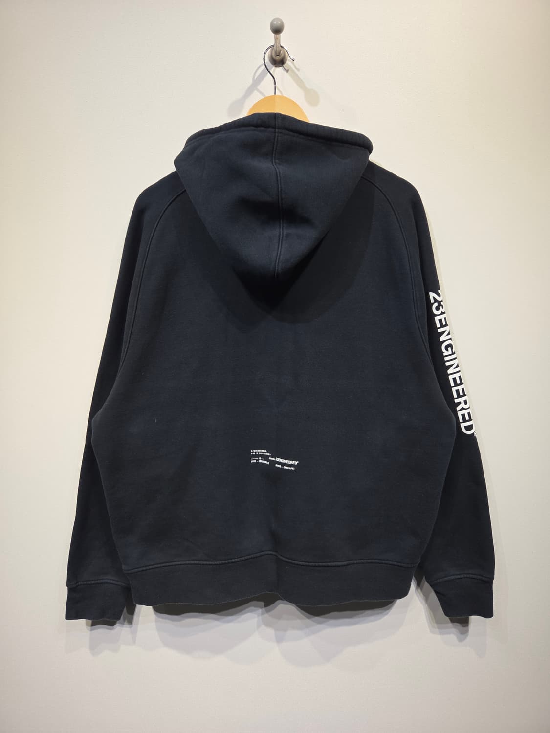 나이키 조던 23 엔지니어드 플리스 후드티 블랙 상품이미지6