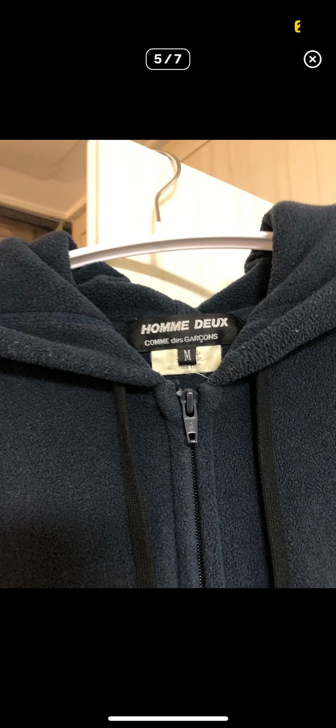 꼼데 후리스 후드집업 상품이미지5