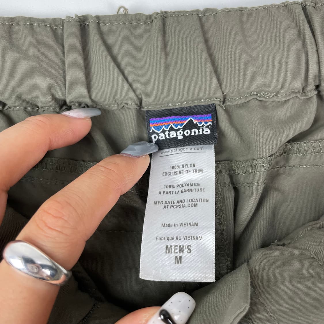 파타고니아 카키 팬츠 상품이미지4