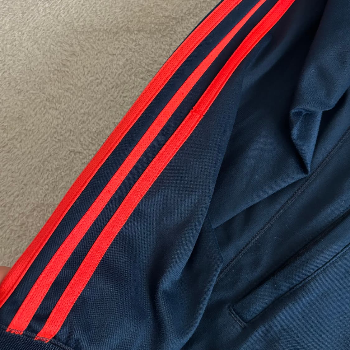 아디다스 네이비 스몰로고 져지 상품이미지3