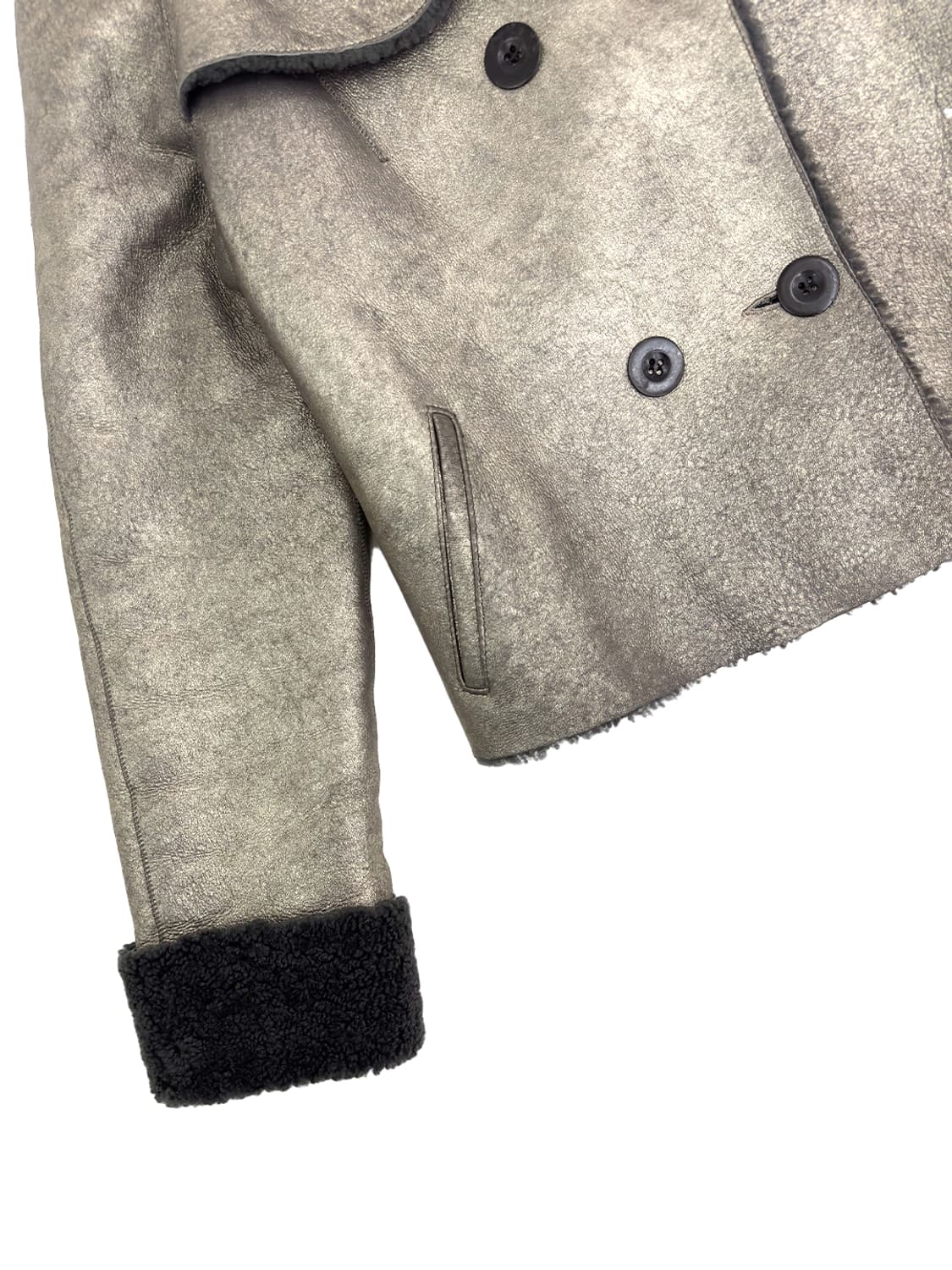 Battistoni Shearling Short Jacket/ Os 상품이미지4