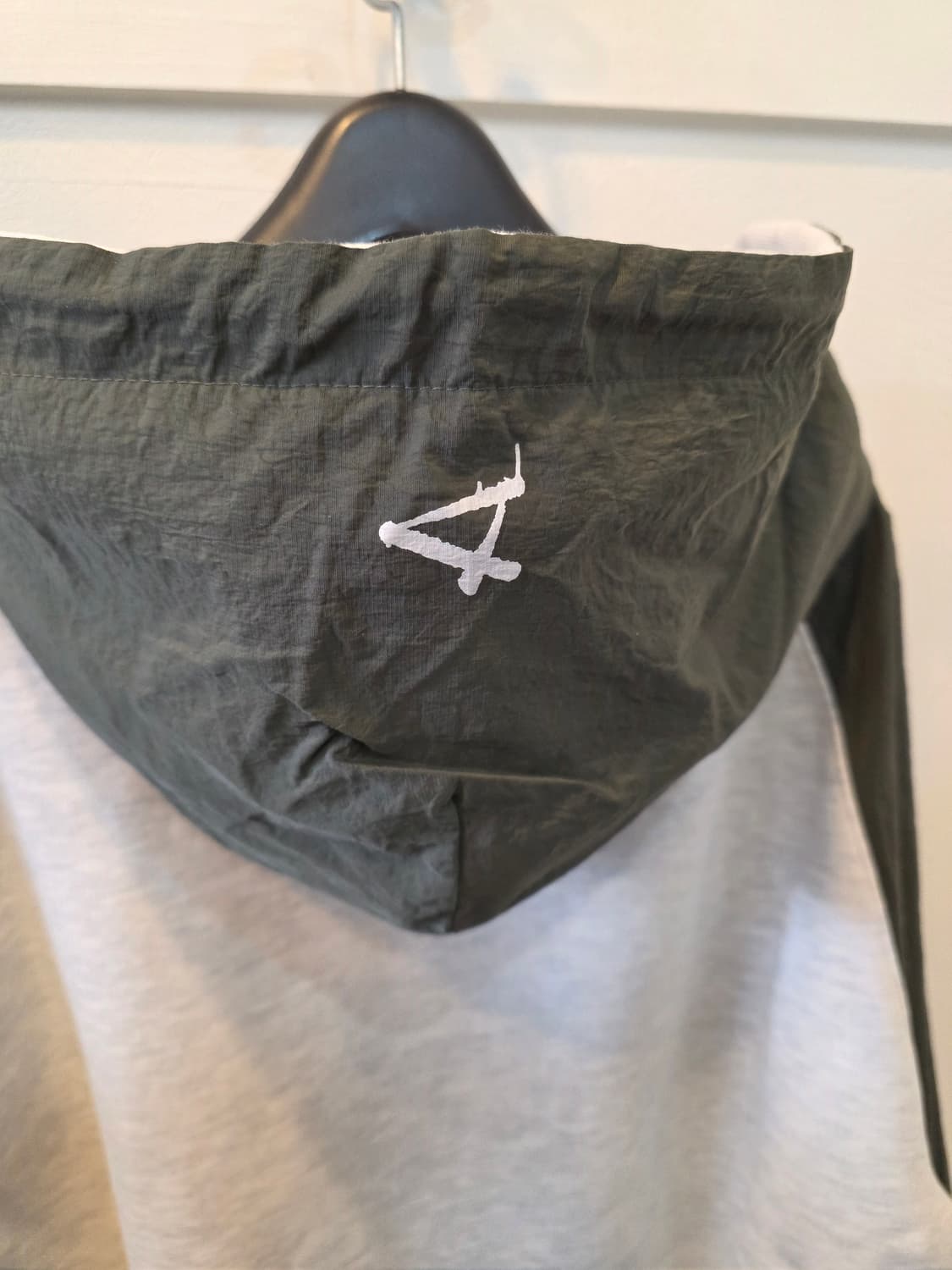 플레이안 컬러블럭 라그란후디 XL 카키 상품이미지5