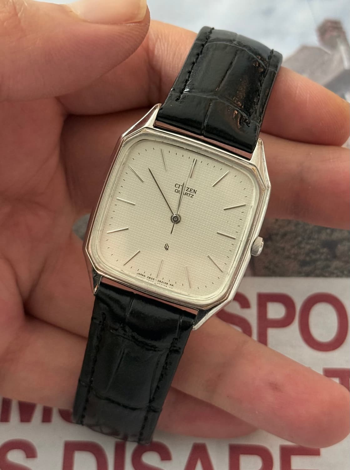 Citizen 시티즌 스퀘어 쿼츠 상품이미지3