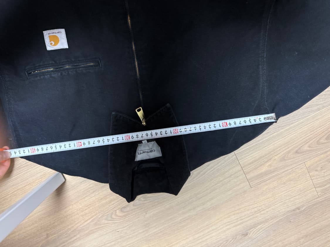 칼하트 WIP 오가닉 디어본 캔버스 OG 디트로이트 자켓 블랙 xl 상품이미지9