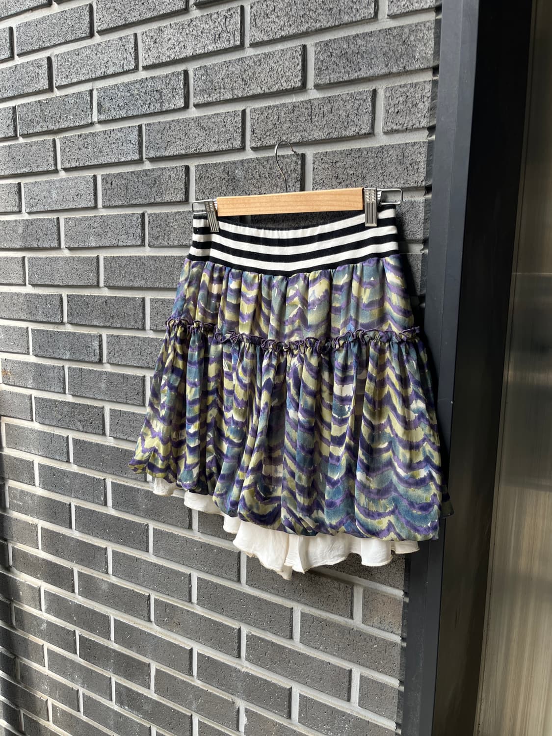 워터컬러 패턴 큐롯 팬츠 상품이미지1