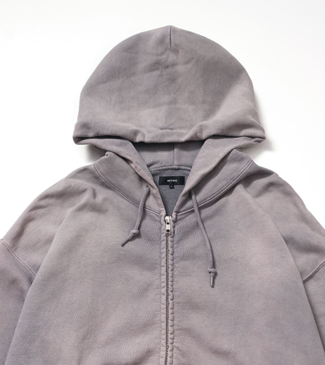 BEAMS - 25SS HEAVY COTTON FADE HOOD ZIP 상품이미지4