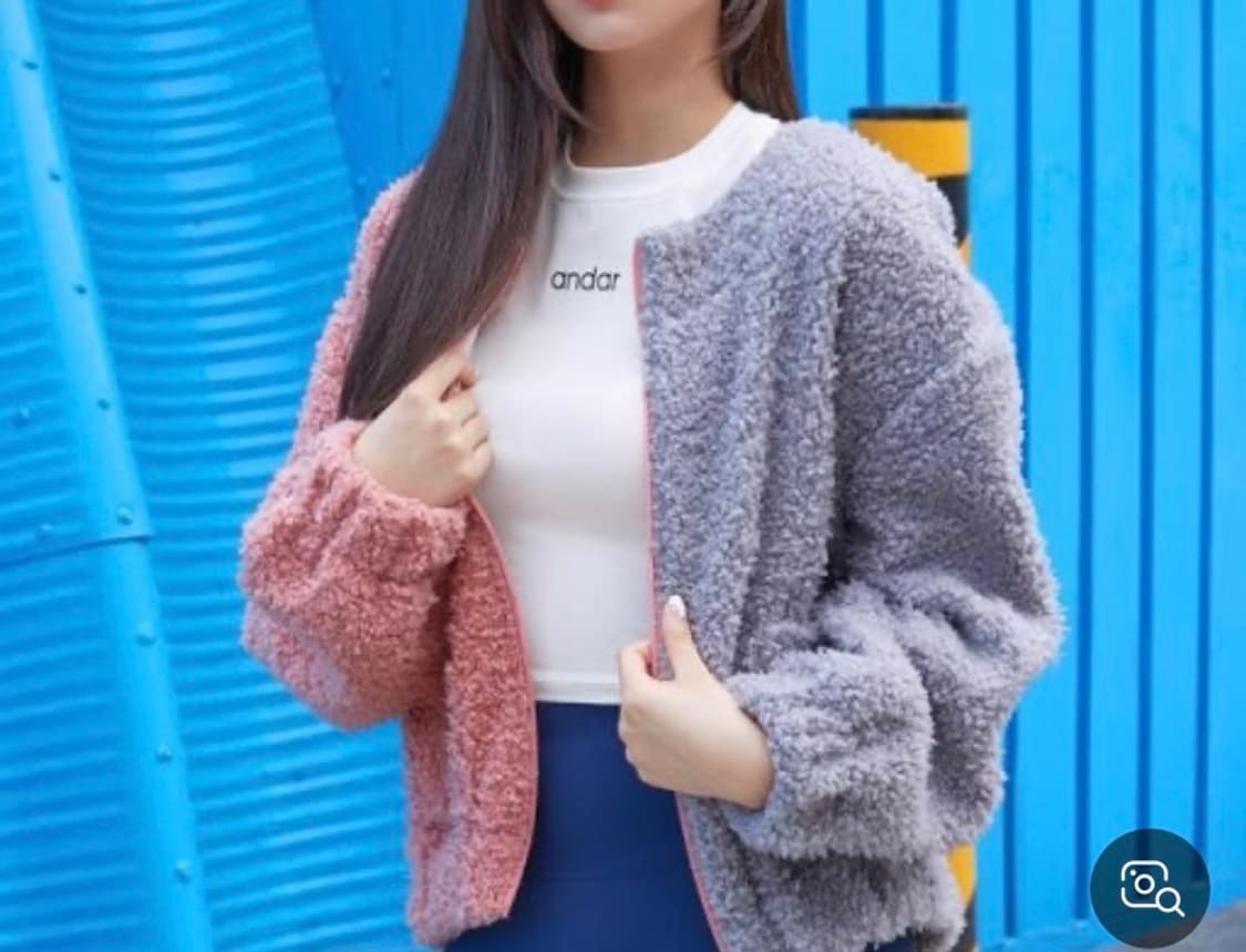 안다르 양털 덤블 집업 점퍼 상품이미지1