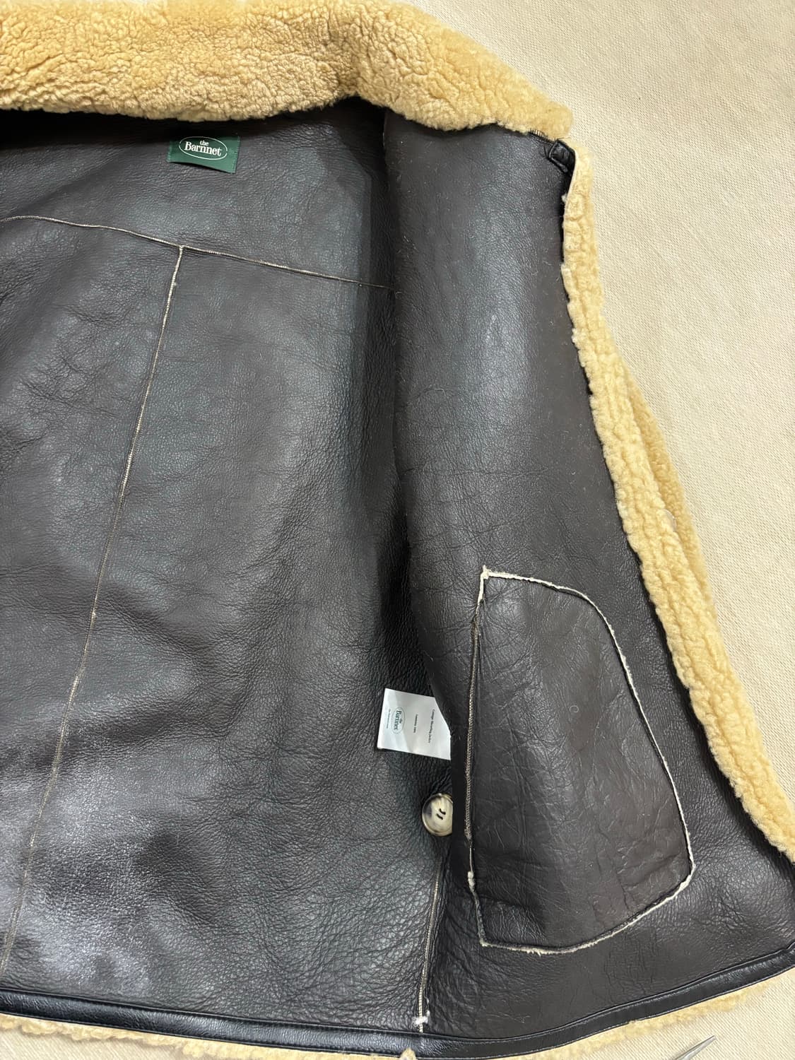 더바넷 시어링 무스탕 자켓 상품이미지10