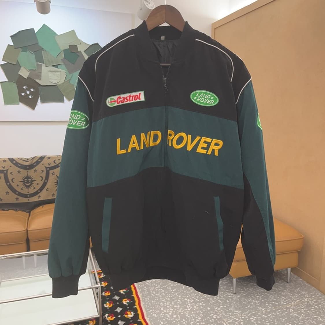 랜드로버 레어 모터사이클 레이싱 바이커 자켓 XL C07299 상품이미지3