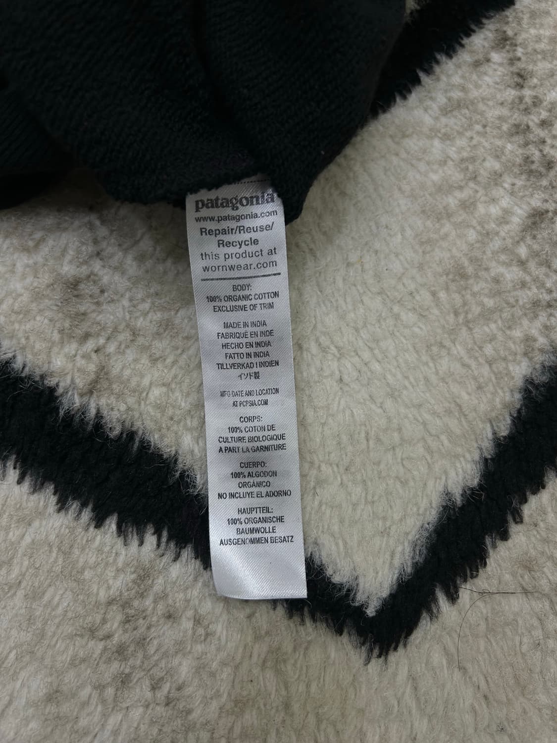 [공용SM]파타고니아 오가닉 코튼 맨투맨/블랙 상품이미지6