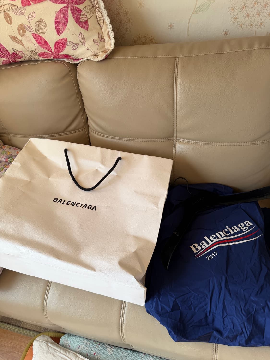 [46] 발렌시아가 2017 웨이브 롱 레인코트 자켓 상품이미지2