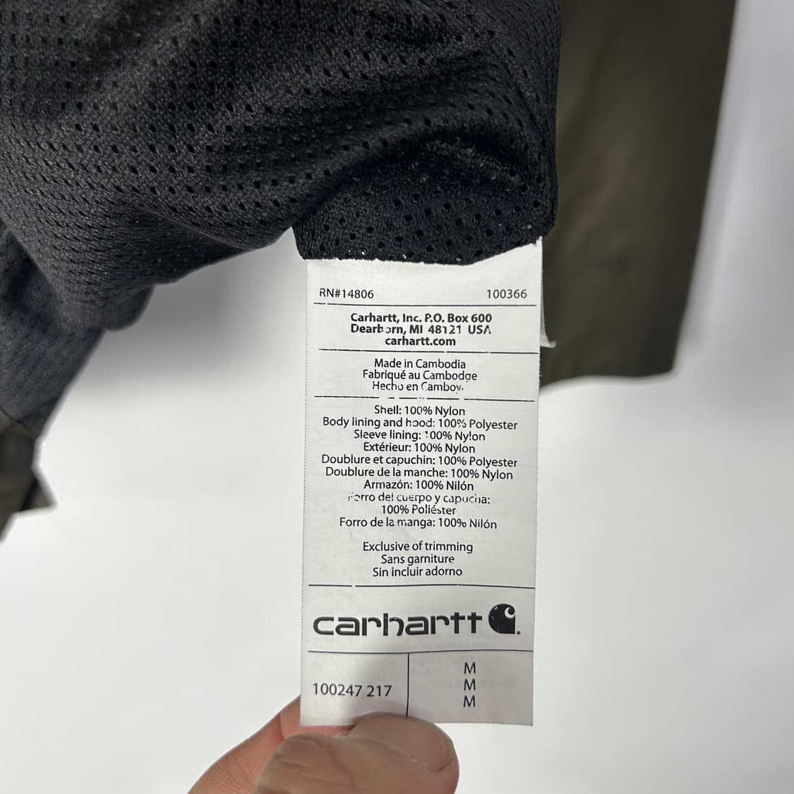 [Carhartt] 칼하트 올드스쿨 레인디펜더 후드 바람막이 상품이미지6