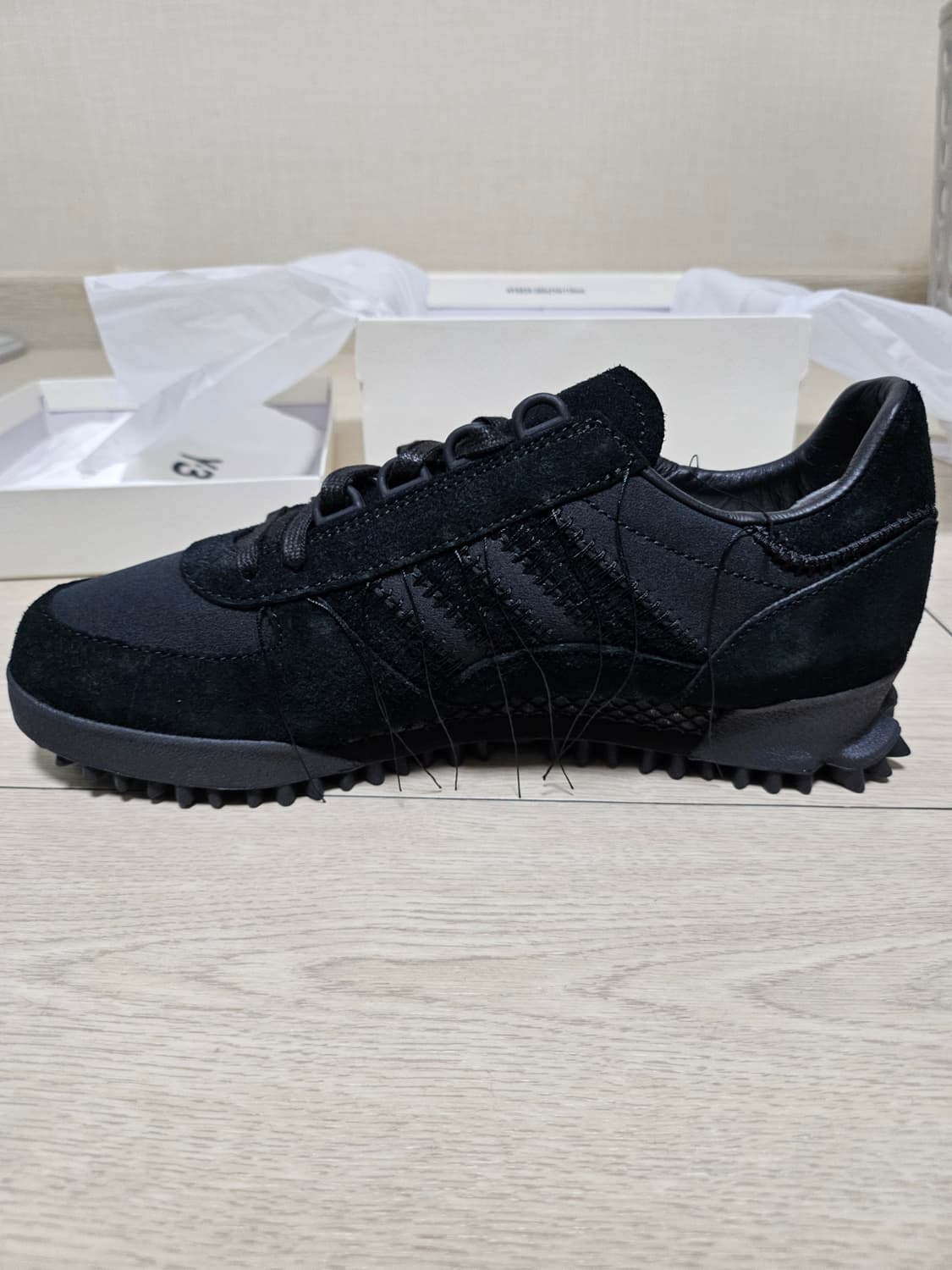 (새상품) 아디다스 요지 야마모토 Y-3 마라톤 트리플 블랙 상품이미지3