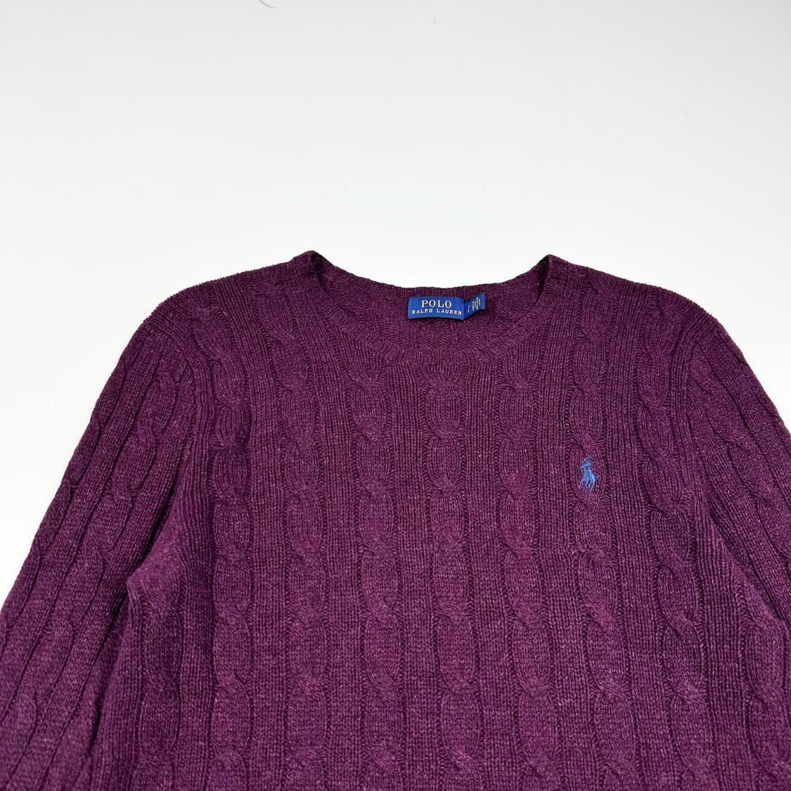 폴로 랄프로렌 포니 퍼플 캐시미어 니트 (S 여성추천) 상품이미지1