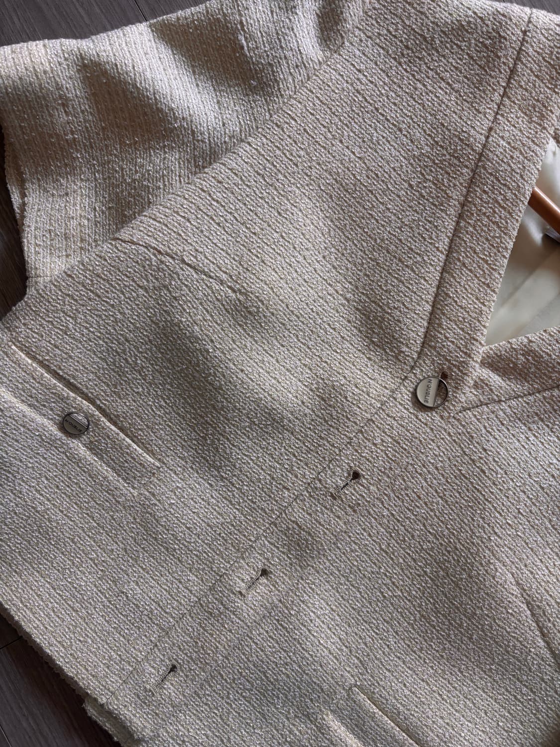 쉬즈미스 여름 트위드자켓 55사이즈 상품이미지3