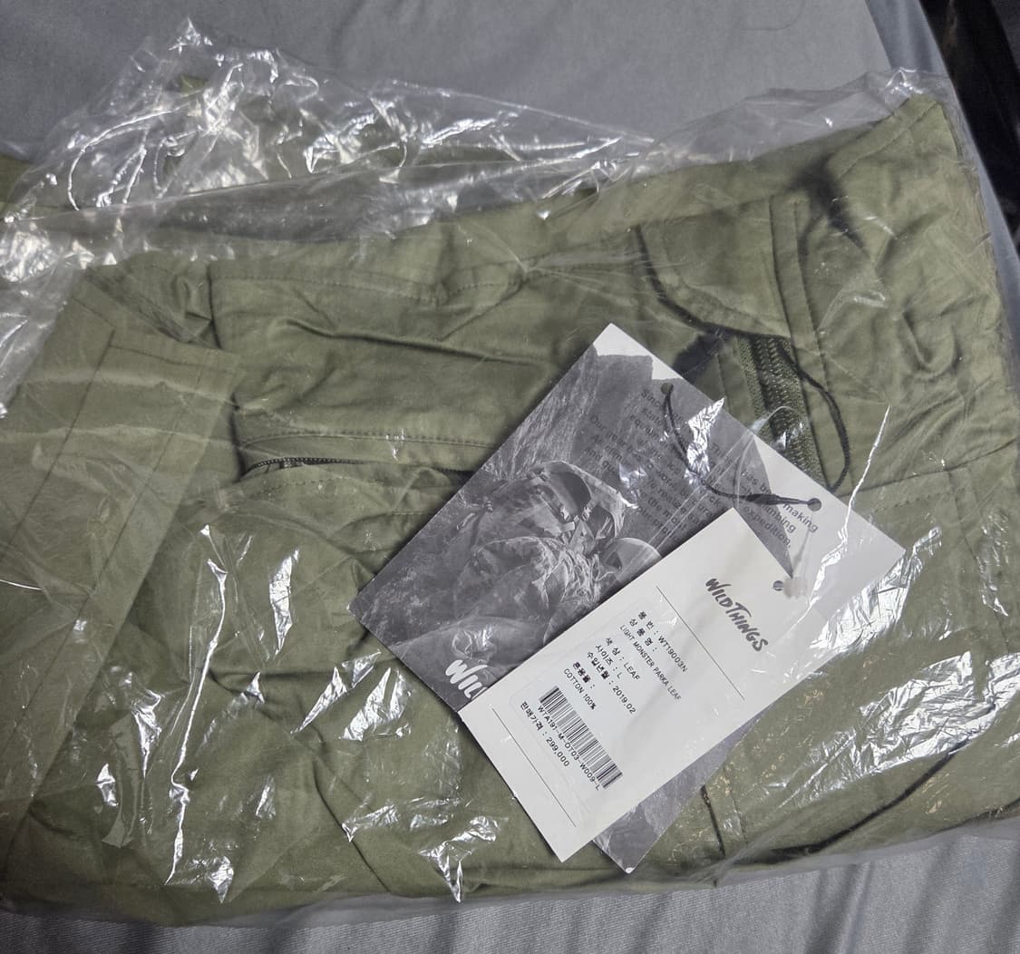 WILD THINGS 와일드씽스 라이트 몬스터 밀리터리자켓 올리브 새제품 상품이미지7