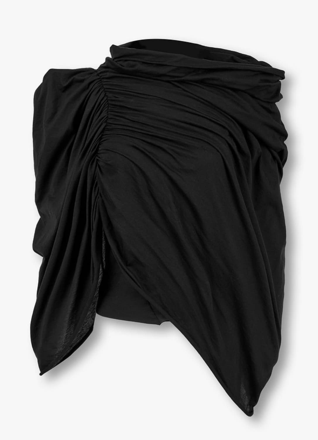 rick owens 24ss 릭오웬스 드레이프드 케이프 탑 블랙 상품이미지1