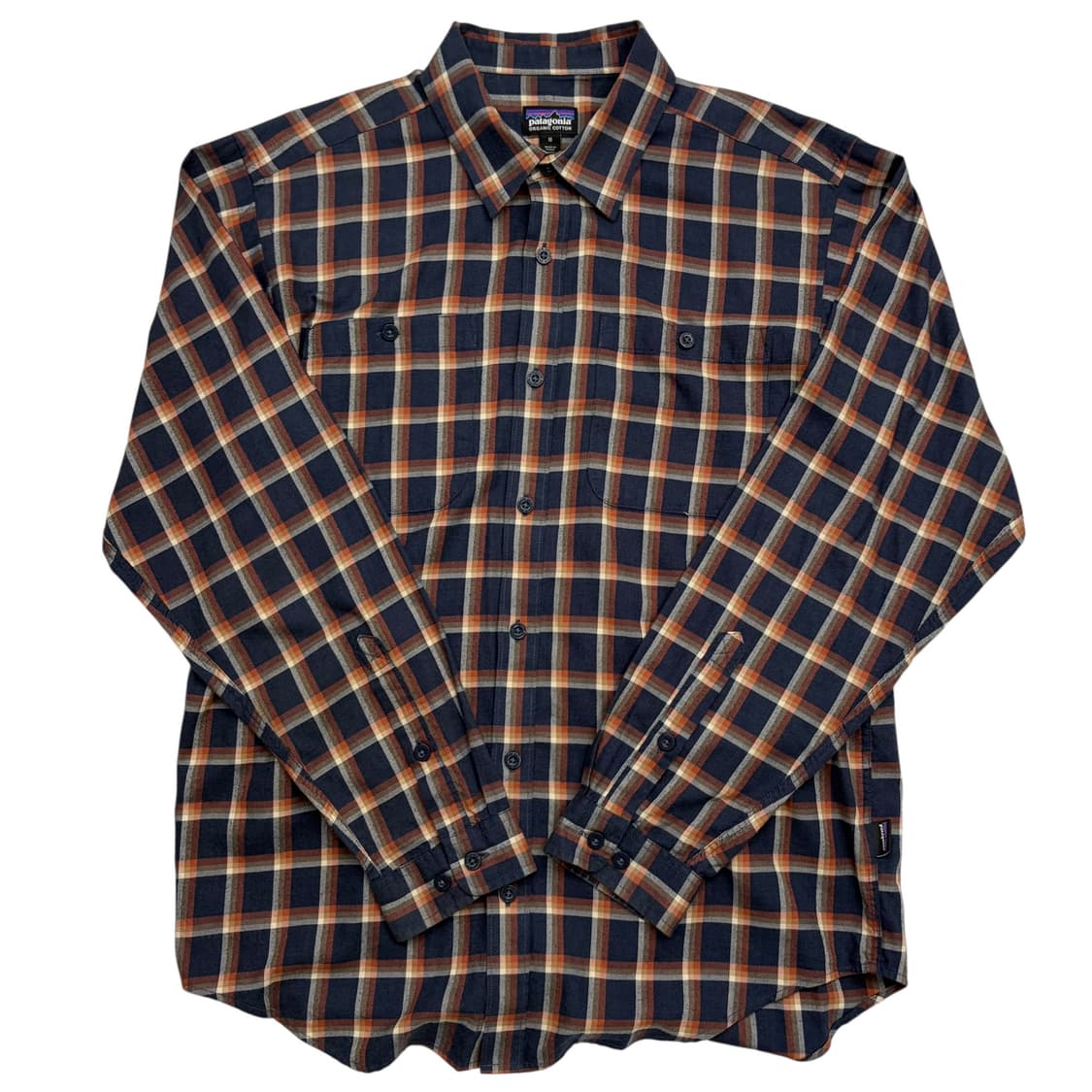 파타고니아 오가닉 코튼 플란넬 체크 셔츠 M 상품이미지1
