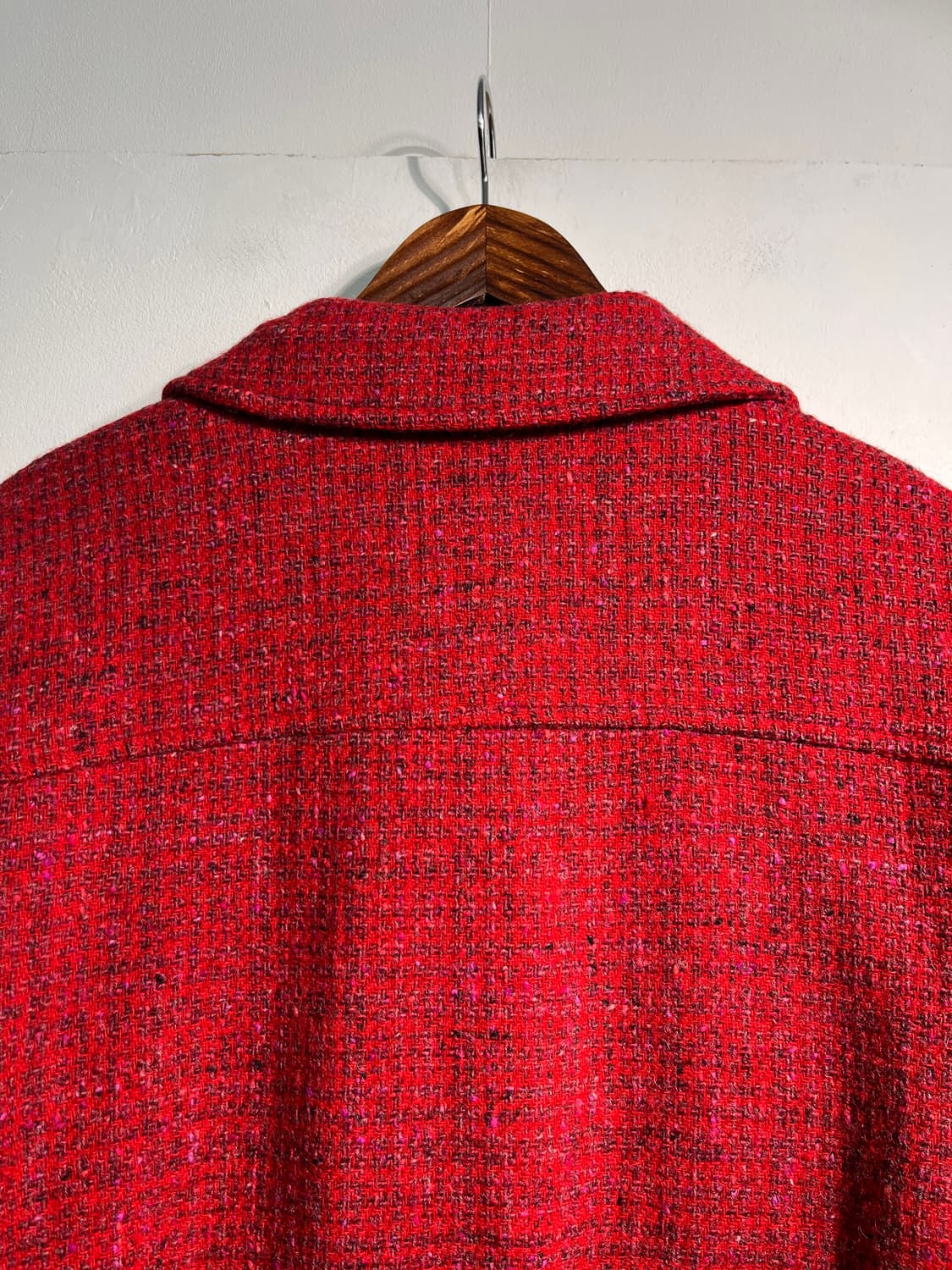 KENZO 겐조 wool 100% 트위드 하프 코트 상품이미지7