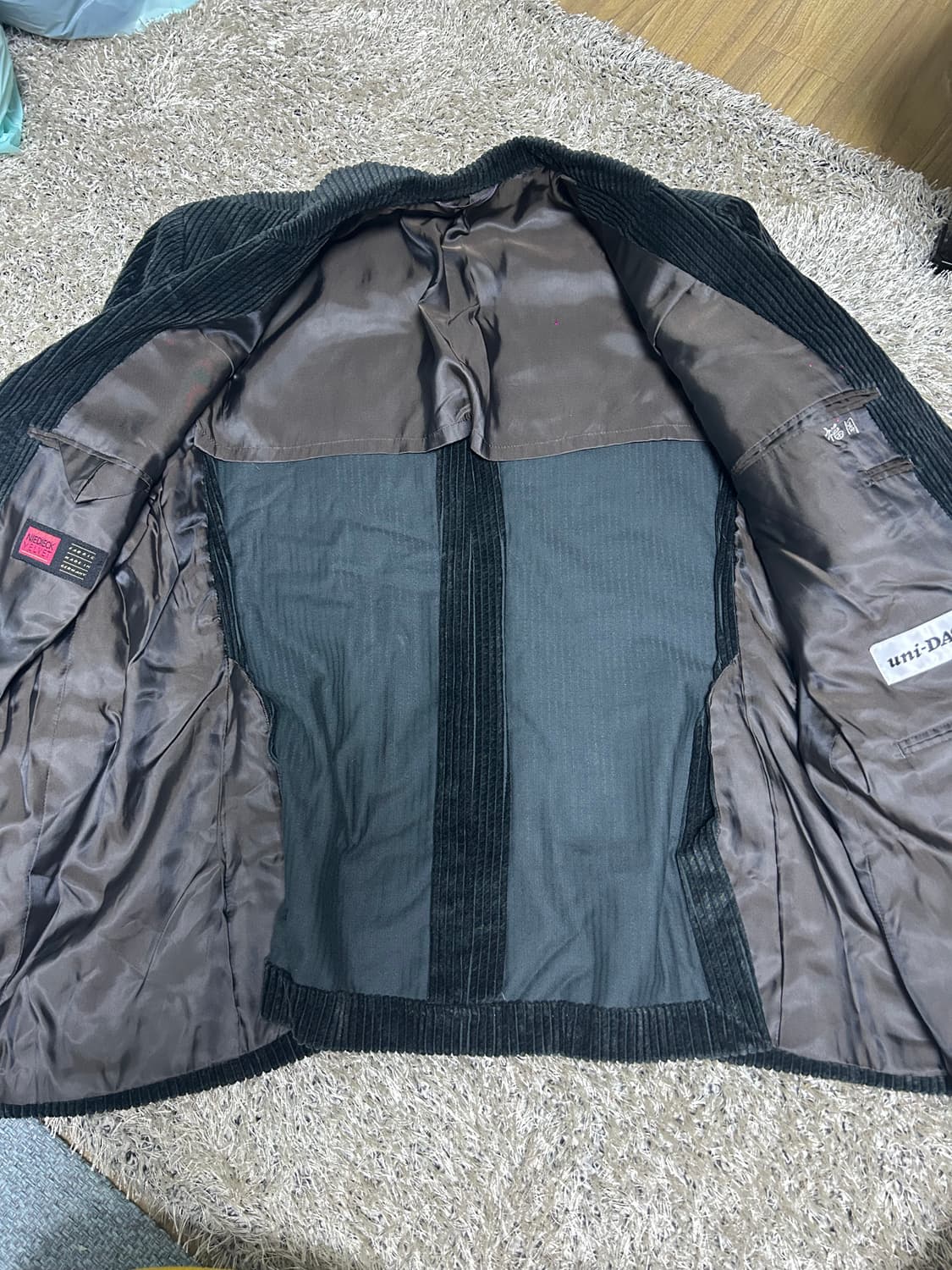 일제 독일원단 코듀로이 블레이저 사이즈 105~110 상품이미지5