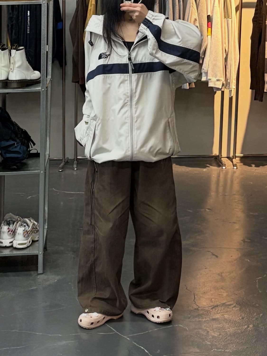 노스페이스 og 배색 디테일 바람막이재킷 A2437 상품이미지1