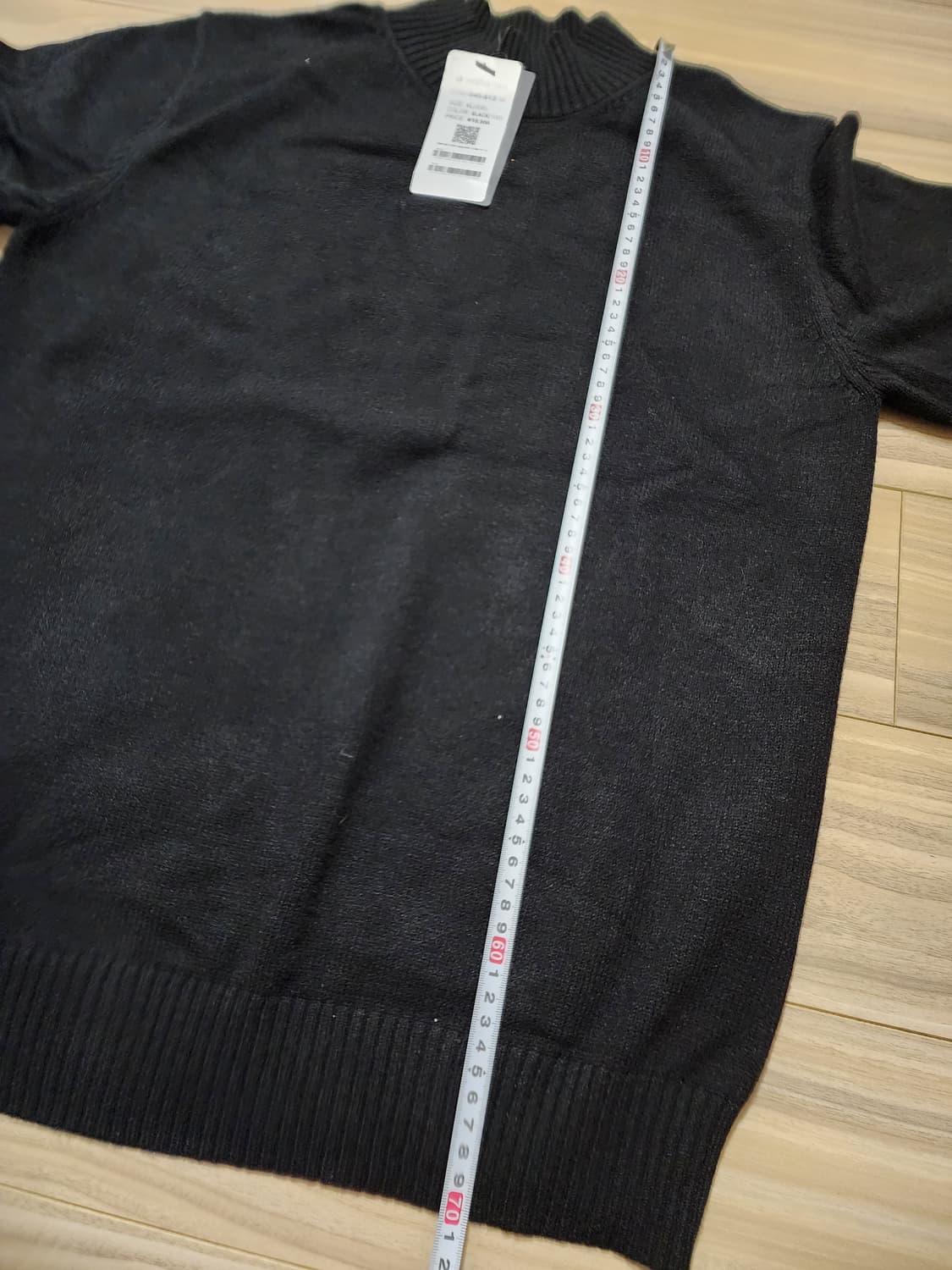 행텐하프넥풀오버니트xl사이즈블랙 상품이미지6