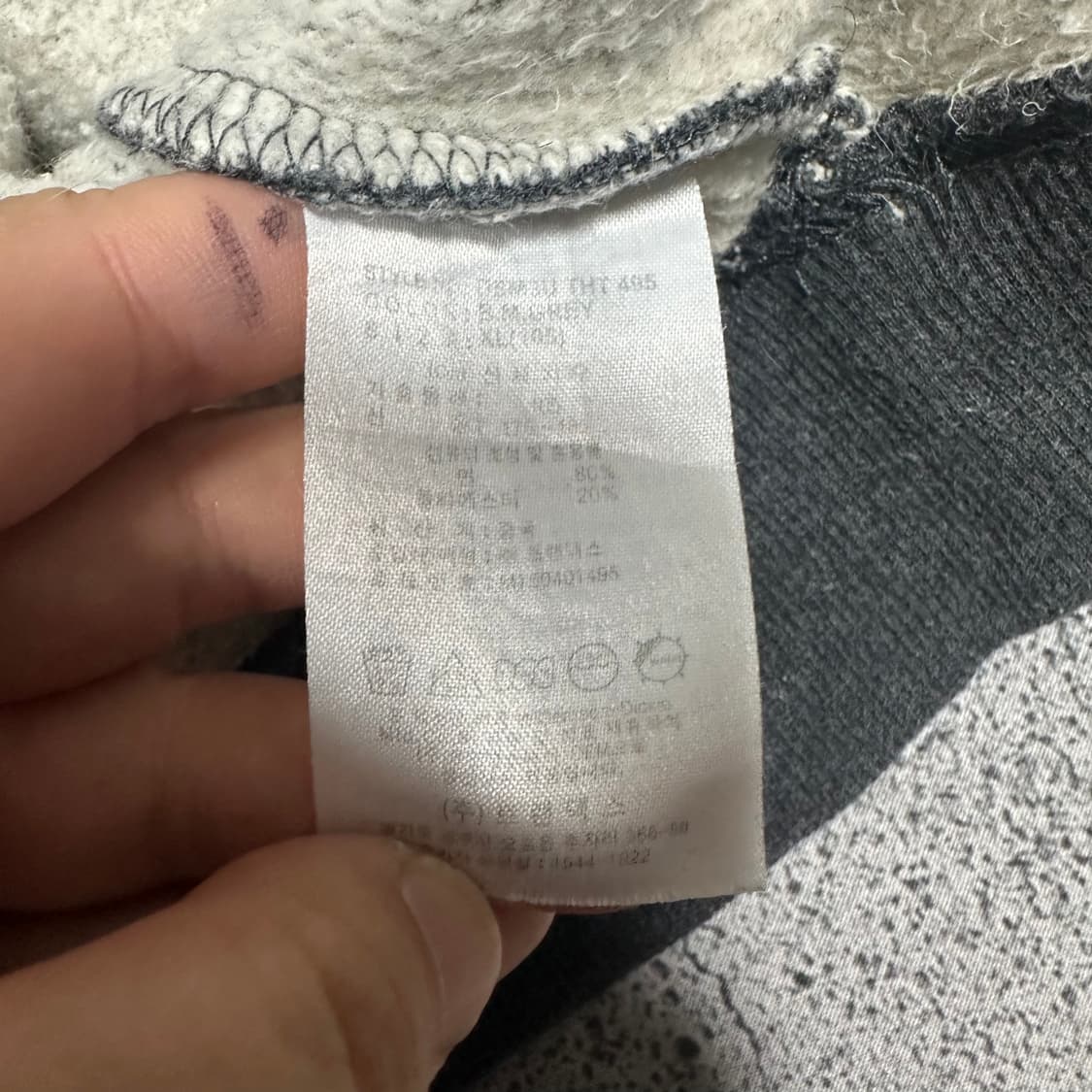 ✨ (바배) 디키즈 차콜 기모 후드티  상품이미지4