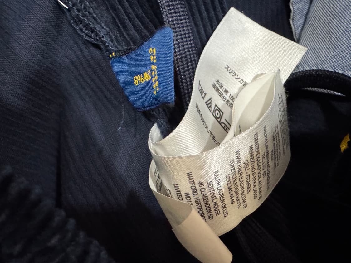 폴로 랄프로렌 코듀로이 엠블럼 패턴 팬츠 허리 36정도 상품이미지3