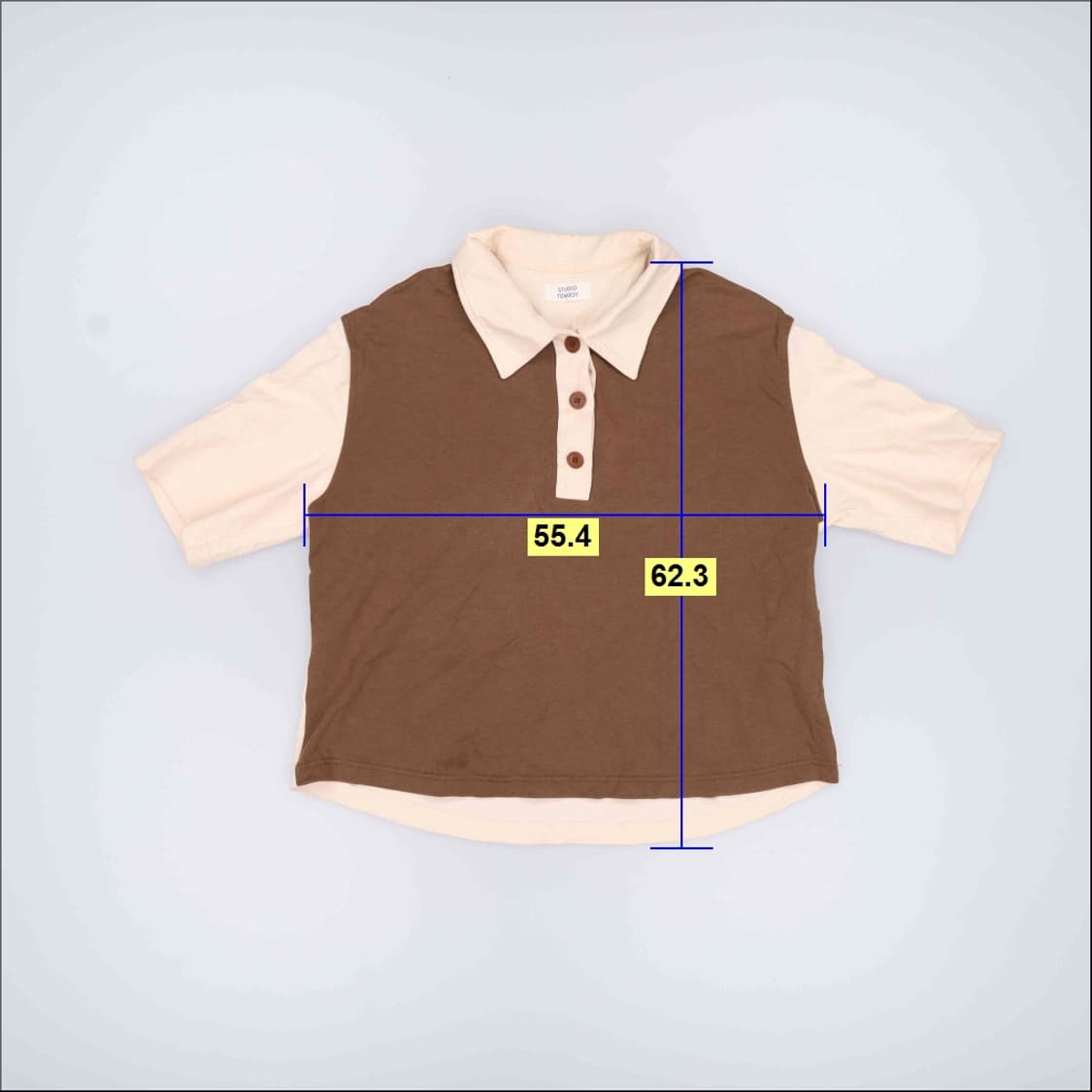 F 스튜디오톰보이 여성 반팔카라티 0330H1 상품이미지6