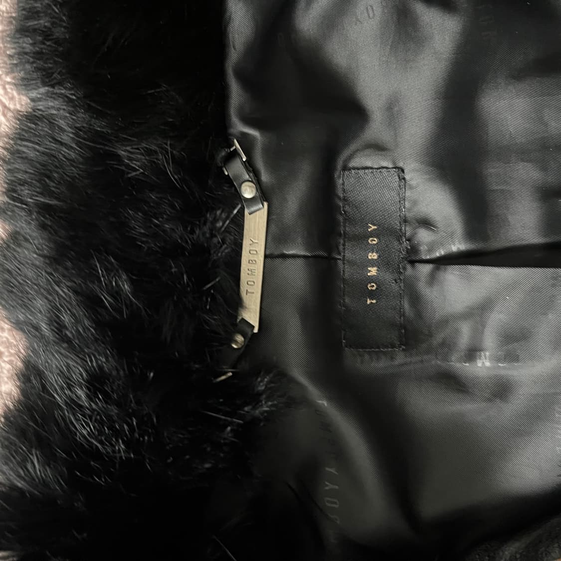 톰보이 토끼털 자켓 상품이미지2