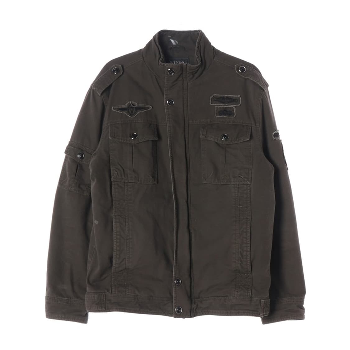 H.T.NIAO 빈티지 에비에이터 패치 코튼 밀리터리 자켓 2XL 상품이미지1