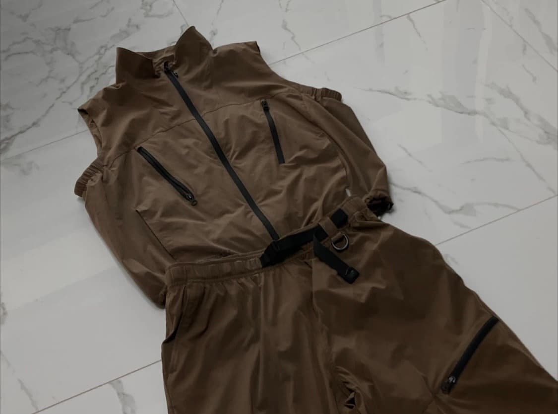 에스피오나지 라이트 하이커 조끼 베스트 + 바지 (다크모카) 상품이미지5