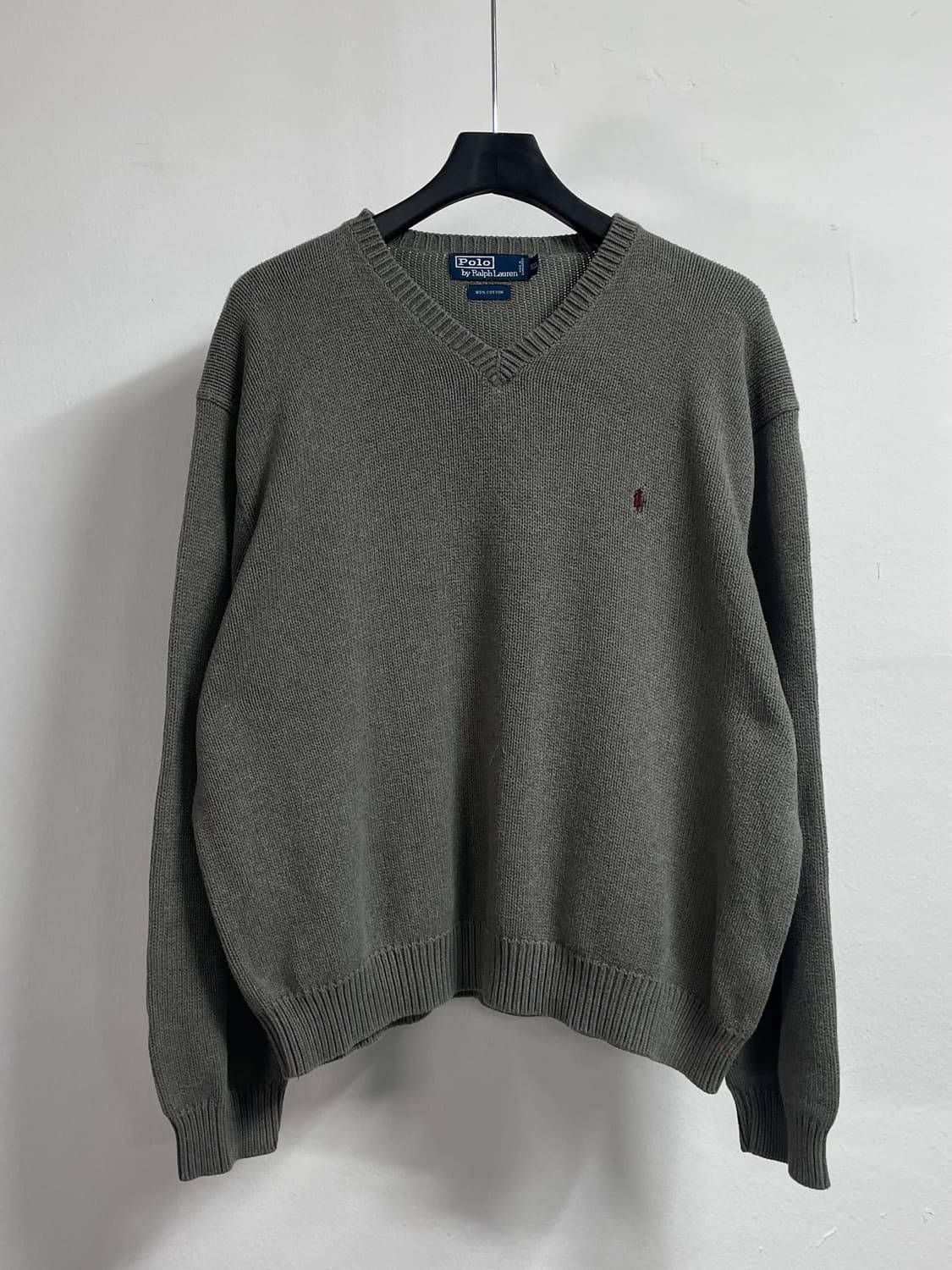 폴로 랄프로렌 브이넥 헤비 니트 (on.537) 상품이미지1