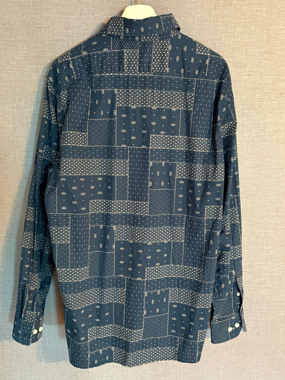 바나나 리퍼블릭 패턴 셔츠 L 상품이미지5