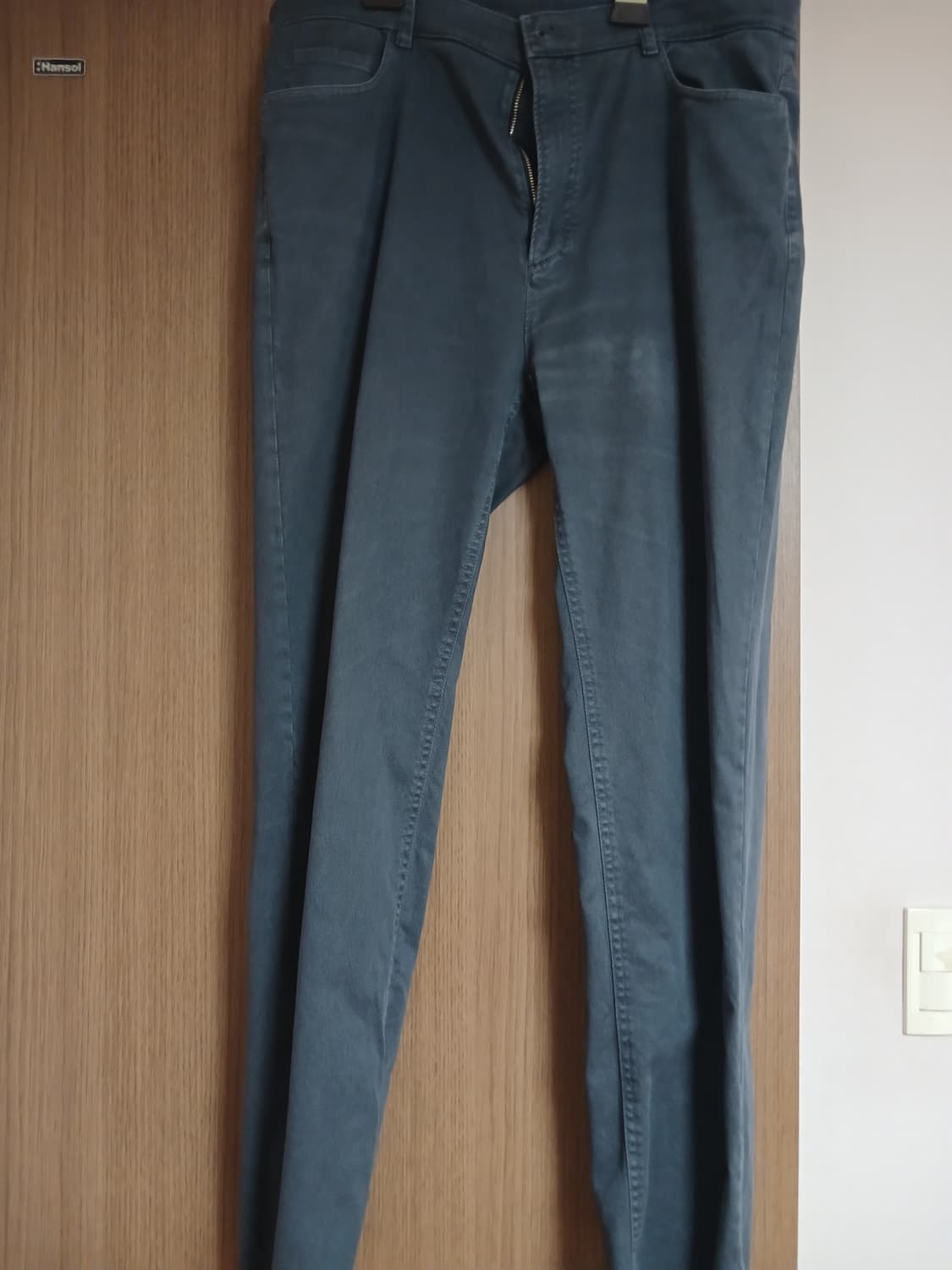 타임옴므 남성 가먼트워싱 레이온 면혼방 다크그레이 바지88(35) 상품이미지10