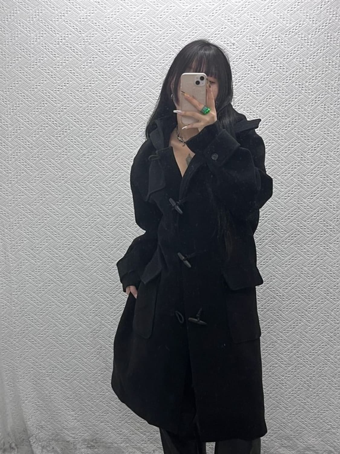 파르티멘토 빈티지 모던캐주얼 유니크 떡볶이 코트 S C08019 상품이미지2