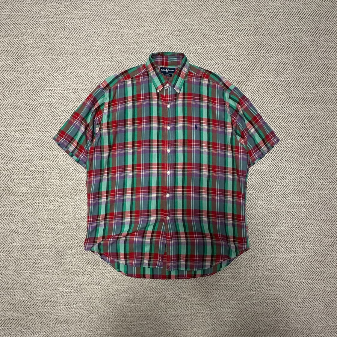 POLO RALPH LAUREN check cotton shirt 상품이미지1